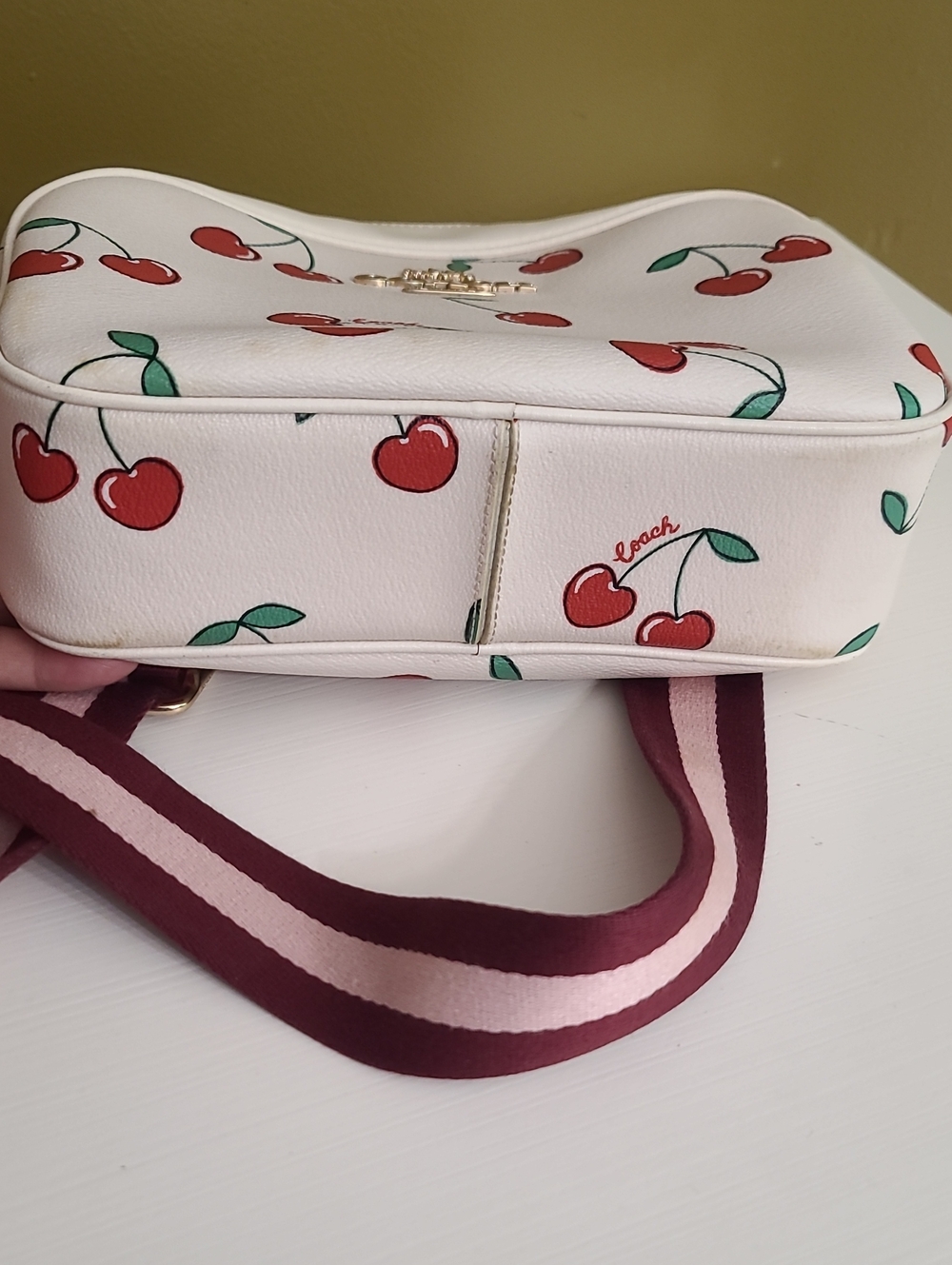 Coach Jamie Camera Bag with Heart Cherry Print ๐ - Picture 16 of 16